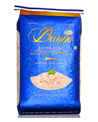 Extra Long Traditional Basmati Steamed White Rice 20kg