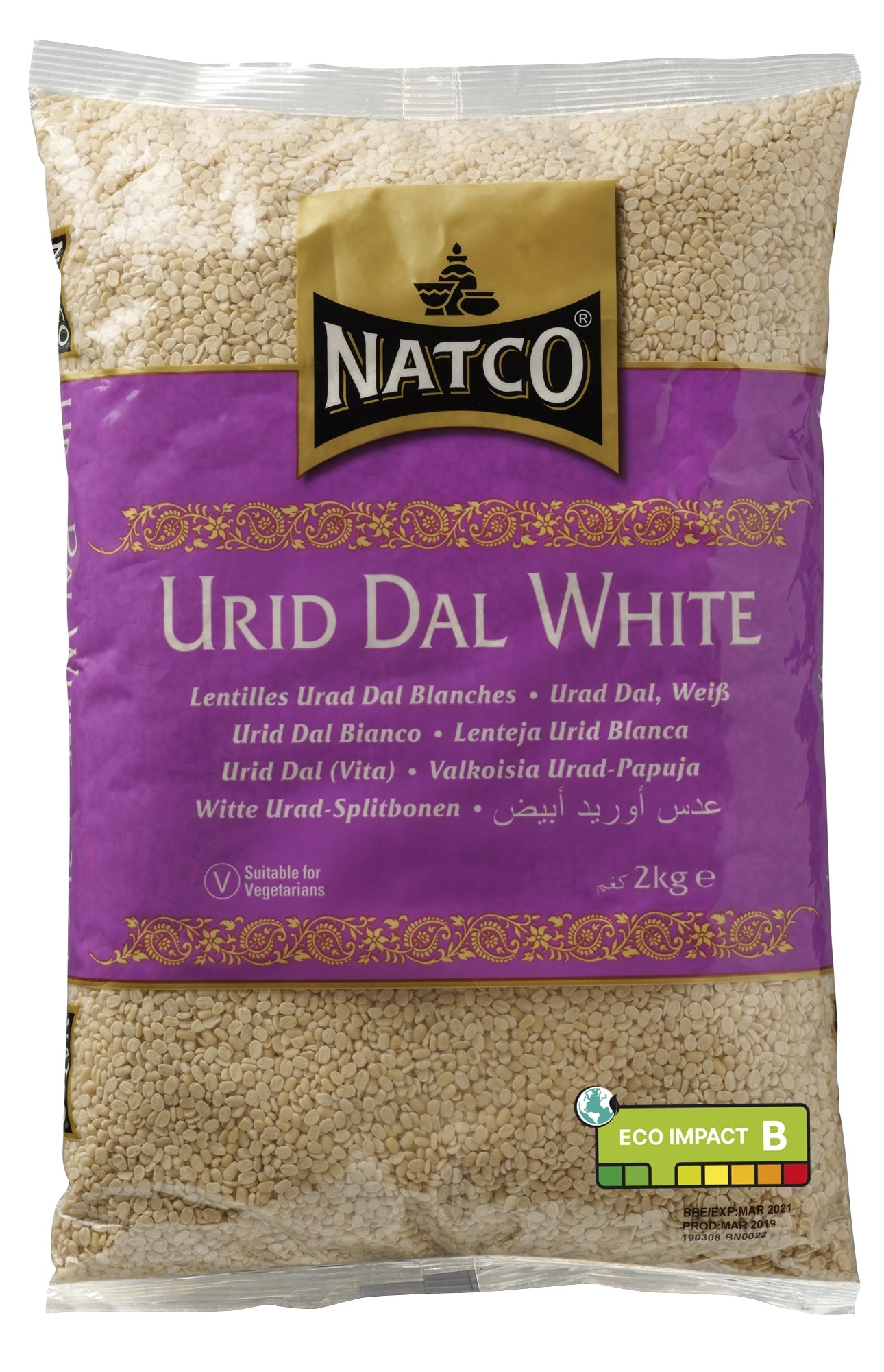 Natco Urid Dal White 2kg