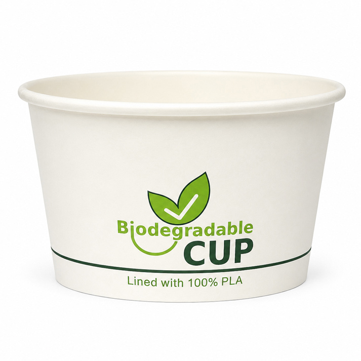 Bio Soup cup white/PLA 350ml/12oz 25pcs*20packs