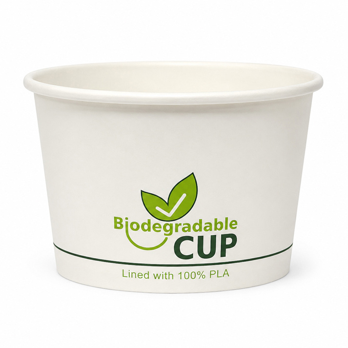 Bio Soup cup white/PLA 500ml/16oz 25pcs*20packs